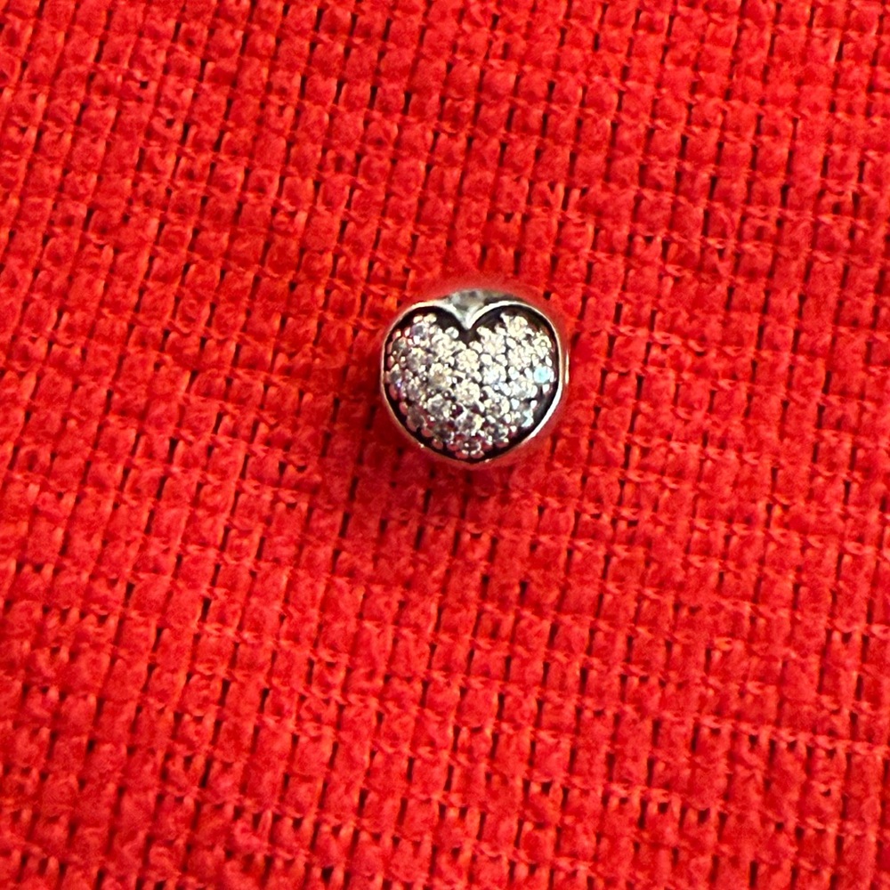 Pandora Pave Heart Clasp